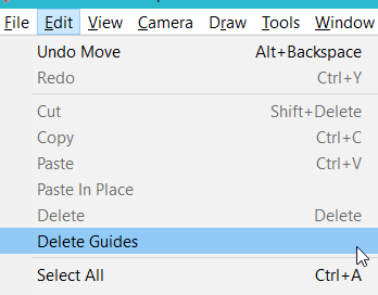 remove guides