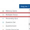 (6) Voeg toe selecteer multiple choice